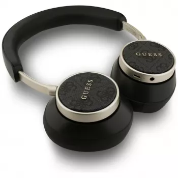 Căști wireless on-ear Bluetooth Guess 4G Classic Logo - negre