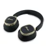 Căști Bluetooth over-ear Guess ENC Rectangle Metal Script negre