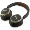 Căști Bluetooth over-ear Guess ENC Rectangle Metal Script maro