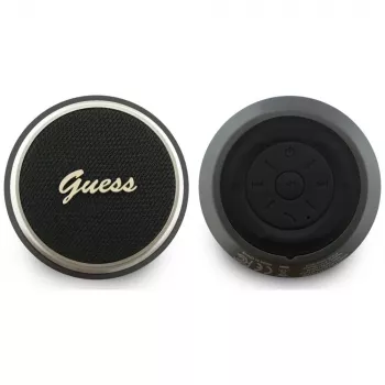 Boxă Bluetooth GUESS 5W Script MetalLogo neagră
