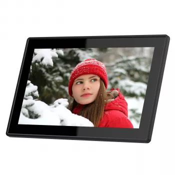 Ramă foto digitală Braun DigiFrame 1518 WiFi 15.6 inch touchscreen neagră (21254)