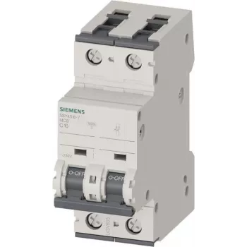 Întrerupător automat miniatural Siemens 5SY45107 MCB 1+N poli C 10A 10kA 230V pentru șină DIN