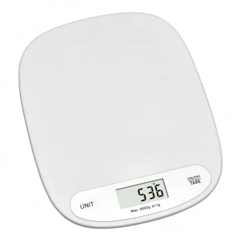 TFA 50.2003.02 Cântar de bucătărie digital, capacitate 5 kg, alb, montaj pe perete