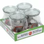 Borcane de conservat WECK 0,75L set de 4 - sticlă transparentă