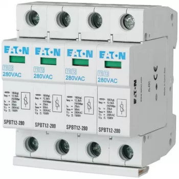 Dispozitiv de protecție la supratensiune EATON SPBT12-280/4 tip 1+2 4 poli 12,5kA 1,5kV TN/TNS
