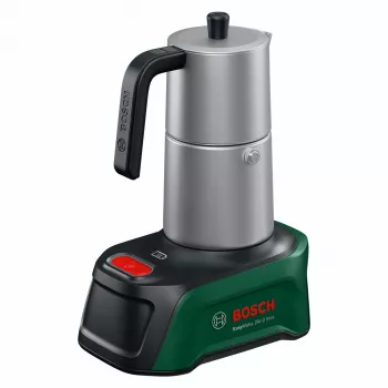 Cafetieră moka cu acumulator Bosch EasyMoka 18V-2 Inox