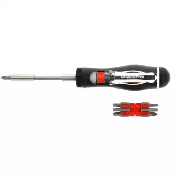 Șurubelniță cu clichet GEDORE Red 13in1, 1/4 inch (negru/roșu, cu 13 biți)