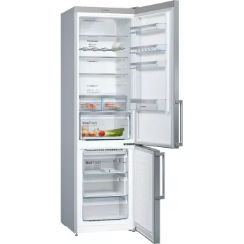 Bosch KGN397LEQ Frigider-congelator independent cu NoFrost, VitaFresh, 363L, aspect inox, clasa energetică E