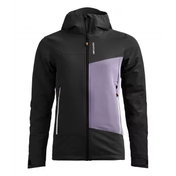 Jachetă softshell Ortovox Seceda pentru damă, Black Raven, XS