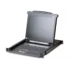 ATEN CL1000M US Consolă KVM LCD cu șină unică 17 inch - montaj rack 1U - PS/2 & USB - layout US