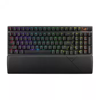Tastatură gaming wireless ASUS ROG Strix Scope II 96 layout francez neagră