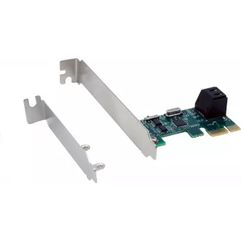Controller SATA Exsys EX-3519 PCIe x1 pentru 2 unități HDD și SSD - SATA III 6 Gbit/s