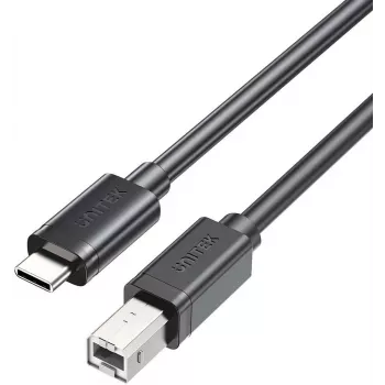 UNITEK Cablu imprimantă USB-C la USB-B 2.0 2m negru