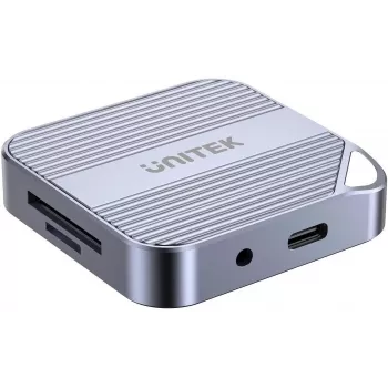 Cititor de carduri UNITEK MagSafe USB-C 3.2 Gen 1 SD/Micro SD Space Gray S1244CGY01