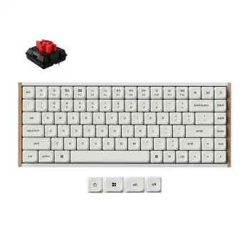 Tastatură mecanică wireless Keychron K3U-Q1Z 75% Milk POM Red Switch 8K