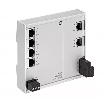 Switch Gigabit neadministrat HARTING Ha-VIS eCon 2061GBT-AF, 6 porturi, șină DIN