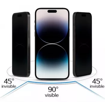 iLike Samsung Galaxy S23 Ultra sticlă securizată privacy pentru ecran negru