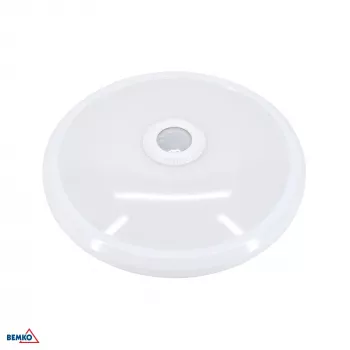 Lampă de tavan LED BEMKO DORIA 12W 4000K 1000lm IP20 cu senzor PIR albă