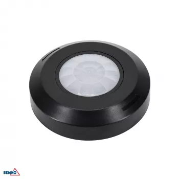 Senzor de mișcare PIR BEMKO 200W/400W 360° negru