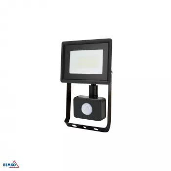KAFLER KASTEL proiector LED SMD 20W 4000K 1640lm IP65 negru cu senzor PIR