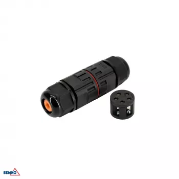 Conector de cablu etanș BEMKO IP68 cu 5 poli