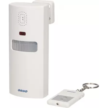 Sirenă de alarmă de exterior ORNO OR-MA-711 cu sirenă încorporată, 110 dB, 12V DC, albă