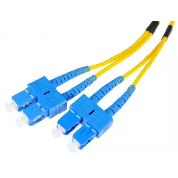 OPTIX Cablu patch fibră optică monomod duplex SC/UPC la SC/UPC 2m