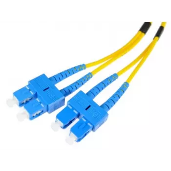 OPTIX Cablu patch fibră optică monomod duplex SC/UPC la SC/UPC 2m