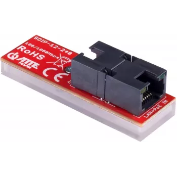 Adaptor PoE+ ATTE SDIP-12-240 30W șină DIN Gigabit