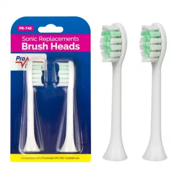 Set de perii de schimb Promedix PR-745 W alb (4 buc.)