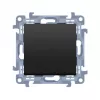 KONTAK-SIMON Kontakt Simon 10 Modul întrerupător unipolar, negru mat, borne cu auto-clamare, 10AX 250V