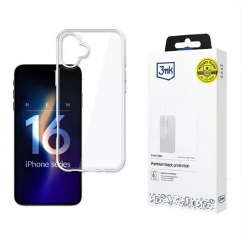 Husă Armor 3mk pentru Apple iPhone 16 transparentă