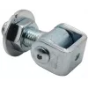 PSG 61.013.01 Weld-On Hinge - M20 Thread (Adjustable, Galvanized Eye)