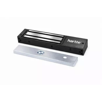 Încuietoare electromagnetică BIRA HARTTE MG280SR-BK 280kg neagră cu monitorizare și semnalizare