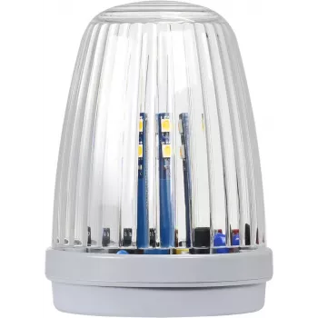 Lampă LED Proxima KOGUT albă cu antenă 433,92 MHz (12-24V AC/DC sau 230V AC) clipește galben