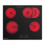 Plită ceramică AMZCHEF CE-T-72CB4xyP200-LBHA cu 4 arzătoare, control tactil, 6500W, negru