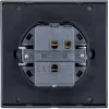 Comutator dublu VCX WESA CC TR 11 gri