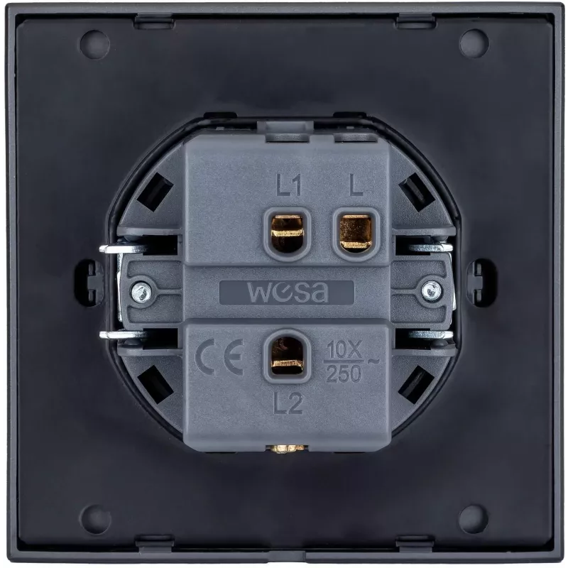 Comutator dublu VCX WESA CC TR 11 gri