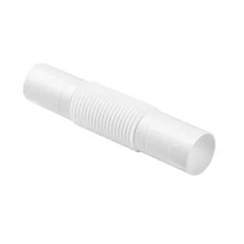 STASIŃSKI ZCL-18 Conector flexibil pentru tub, drept sau în unghi, alb, 100 buc.