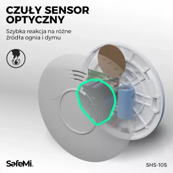 SAFEMI SHS-10W WiFi smoke detector, 3-year warranty