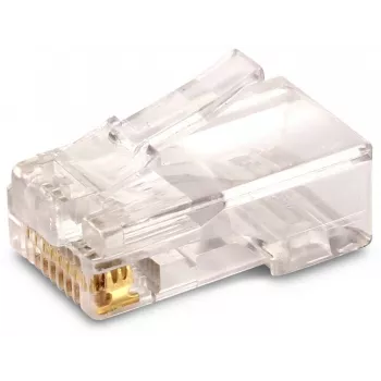 GETFORT RJ45 Cat.5e UTP 8P8C Conector de rețea 100 bucăți