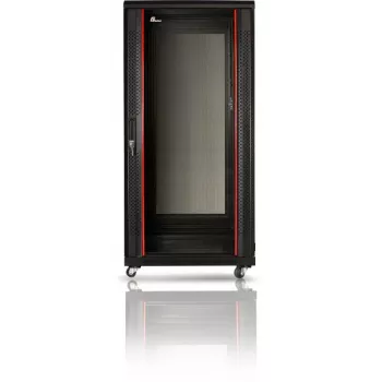 Dulap rack pe podea GETFORT 19 inch 27U 600x800 mm, negru