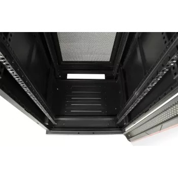 GETFORT 19 inch 42U carcasă de podea 600x800 pentru dulap de servere, negru