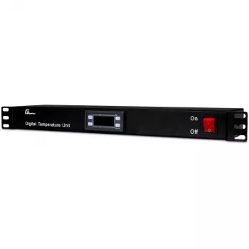 Termostat rack Getfort GF-TR 1U digital 19 inch, negru