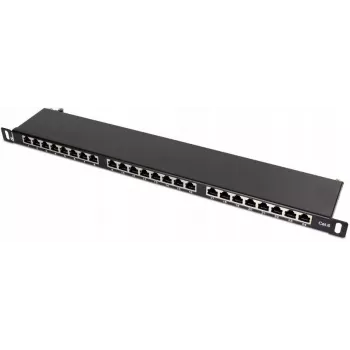 GETFORT PGF-6FTP24-B8 Panou patch FTP Cat.6 24 porturi 0.5U negru