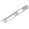 Rozetă de ușă lungă în unghi, dreapta, ELEKTRA-PLUS, maro, 240x40 mm, oțel vopsit, pentru cilindru profil euro, montaj pe suprafață, ușă de interior, seria 2423