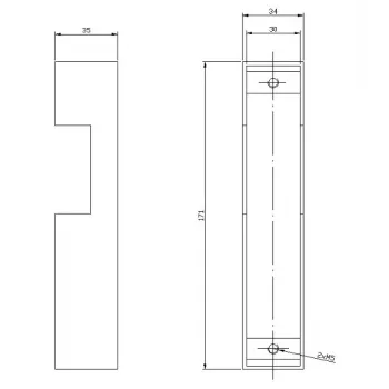 Tablou de distribuție îngropat ELEKTRA-PLUS KASETA ELEKTRA R2, 18 module, 3 rânduri, IP40, alb, ușă fumurie