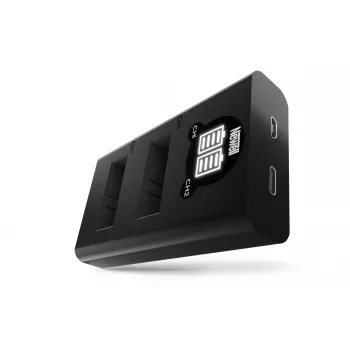 Încărcător Newell DL-USB-C Dual-Channel și 2 acumulatori SPJB1B pentru GoPro 8