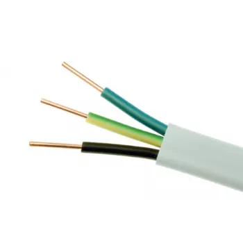 Cablu electric plat ELEKTROKABEL YDYp 3x1,5mm2 450/750V 100m alb