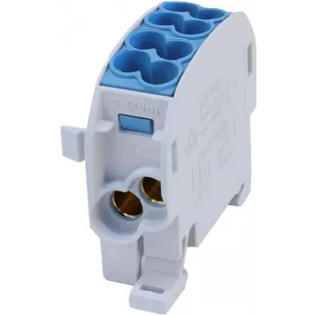 SIMET SCB 25 Bloc de distribuție derivație Al/Cu 80-110 SIMBLOCK, albastru 81501003